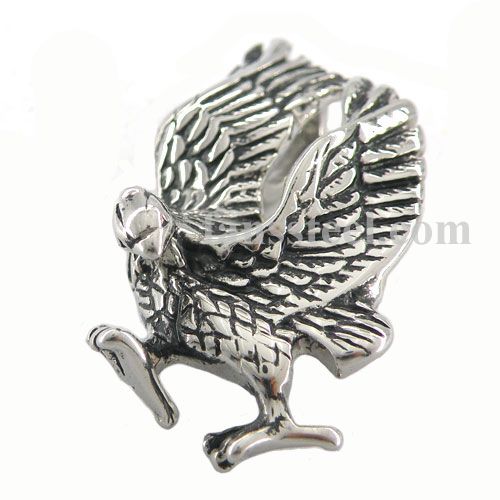 FSP08W04B jumping Eagle pendant - Click Image to Close